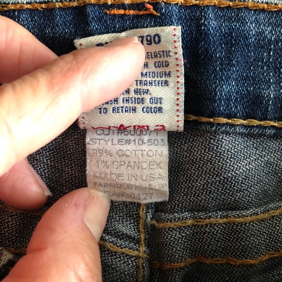 Vintage True Religion “Joey” Flare Leg Jeans. Size 26 - Picture 7 of 10